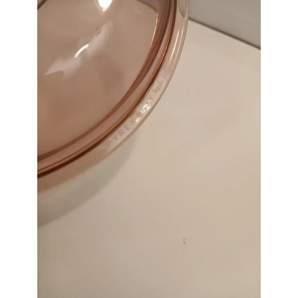 Pyrex Visionware 5 V 1.5 C Pink|Cranberry Colored Replacement Lid
